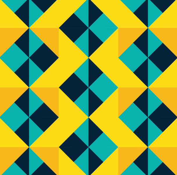 geometrische Figuren und Farben Muster Hintergrund - Vektor, Bild