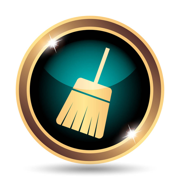 Sweep ikonra. Internet gomb fehér háttér - Fotó, kép
