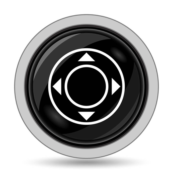 Joystick icon. Internet button on white background - Φωτογραφία, εικόνα