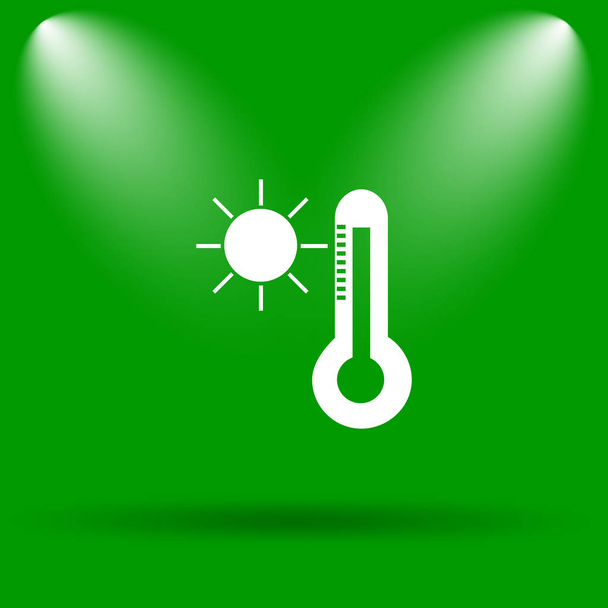 sol e termômetro ícone
 - Foto, Imagem