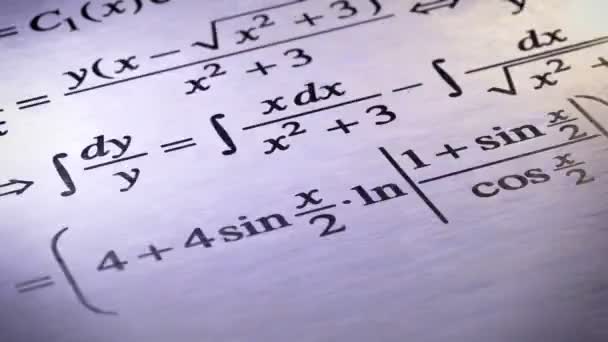 A könyv a matematika. Hurok. - Felvétel, videó