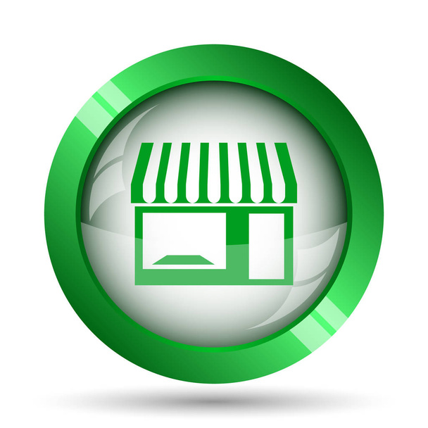 Store icon. Internet button on white background - Photo, Image