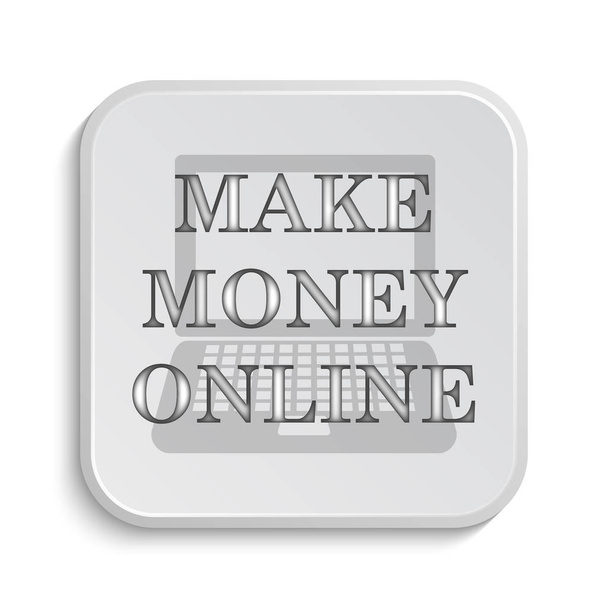 Gana dinero icono en línea
 - Foto, imagen