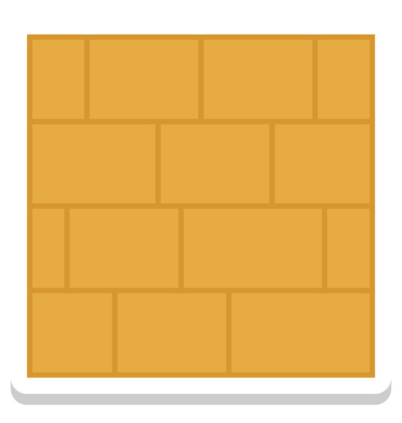 Ladrillos, ladrillos de pared aislados iconos vectoriales se pueden modificar con cualquier estilo
 - Vector, Imagen