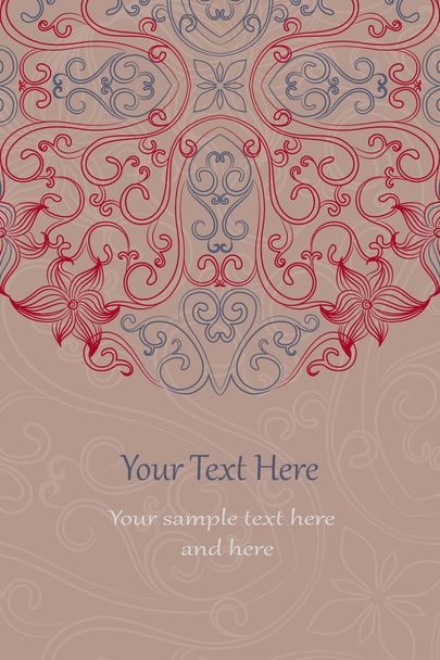Elegant invitation cards - Vektor, Bild