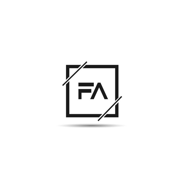 Lettera iniziale FA Logo Template Design
 - Vettoriali, immagini