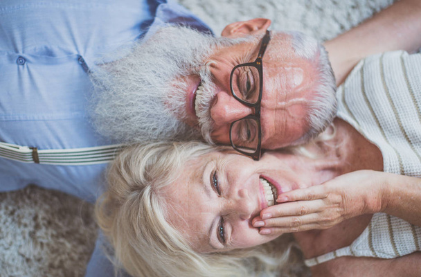 Senior couple lifestyle moments at home - Фото, зображення