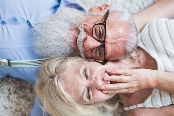 Senior couple lifestyle moments at home - Foto, Bild