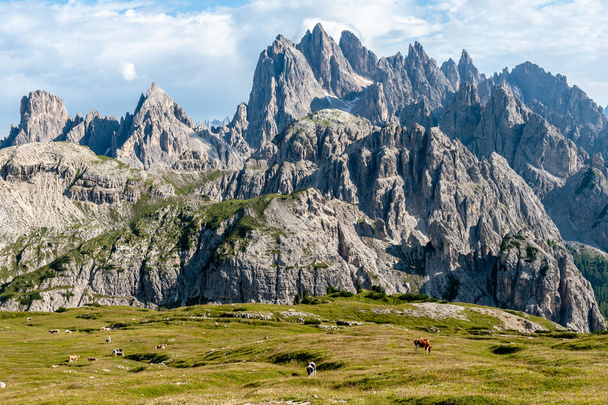 Mountain Peaks of the Tre Cime Natural Park - Photo, Image
