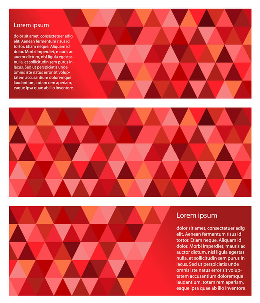 abstract geometric vector background, triangle pattern poly set .  - Vector, Imagen