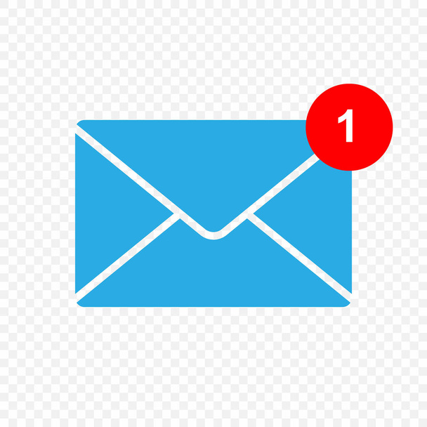 New message vector icon. Inbox sign - Vettoriali, immagini