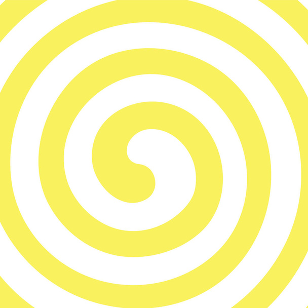 Spirale psychédélique avec rayons radiaux. Tourbillon spin vecteur comique - Vecteur, image