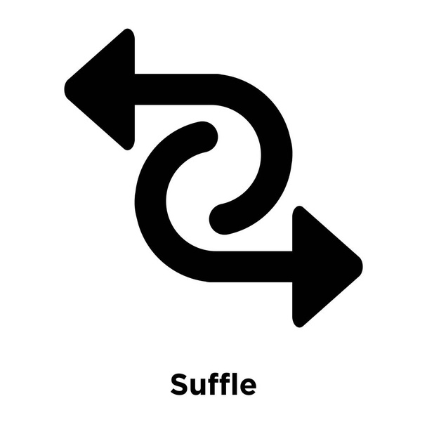 Suffle Symbol kuvake vektori eristetty valkoisella taustalla, logo käsite Suffle Symbol merkki läpinäkyvällä pohjalla, täytetty musta symboli
 - Vektori, kuva