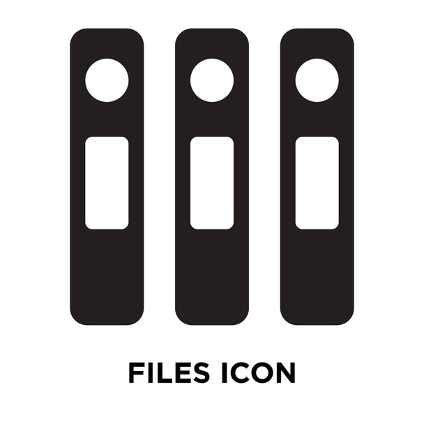 File icona vettoriale isolato su sfondo bianco, logo concetto di file segno su sfondo trasparente, riempito simbolo nero
 - Vettoriali, immagini