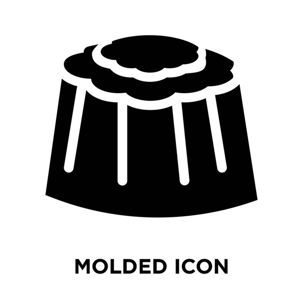 Icono moldeado vector aislado sobre fondo blanco, concepto de logotipo de signo moldeado sobre fondo transparente, símbolo negro relleno
 - Vector, imagen
