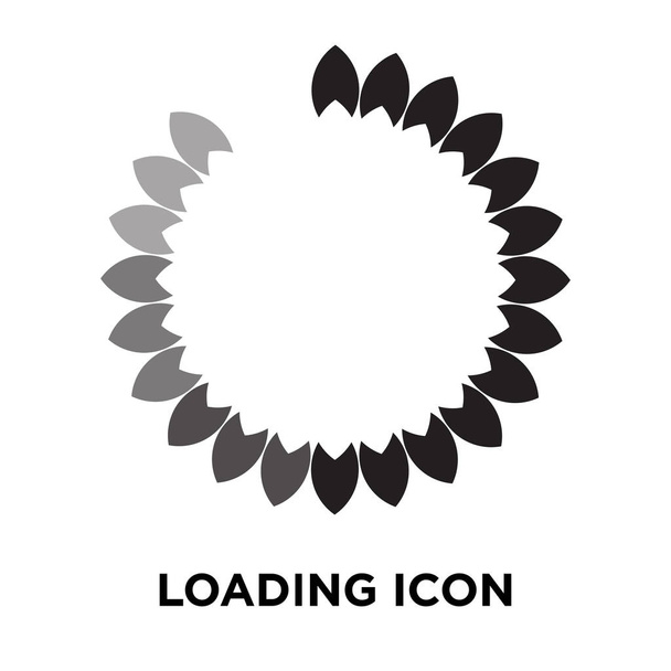 Rakodási ikon-vektoros elszigetelt fehér background, logo fogalom a berakodás jel-ra átlátszó háttér, tele fekete szimbólum - Vektor, kép