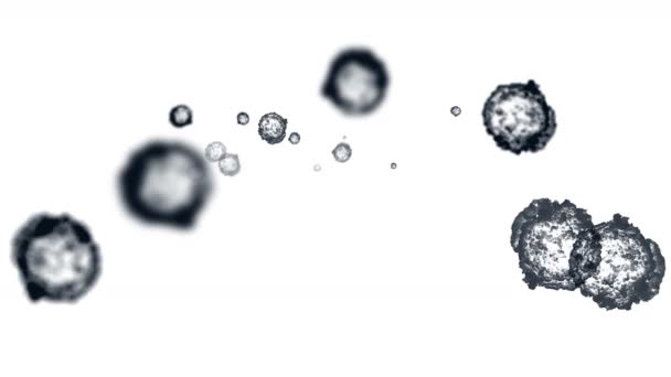 4k Abstract cells virus dust particles background. - Footage, Video