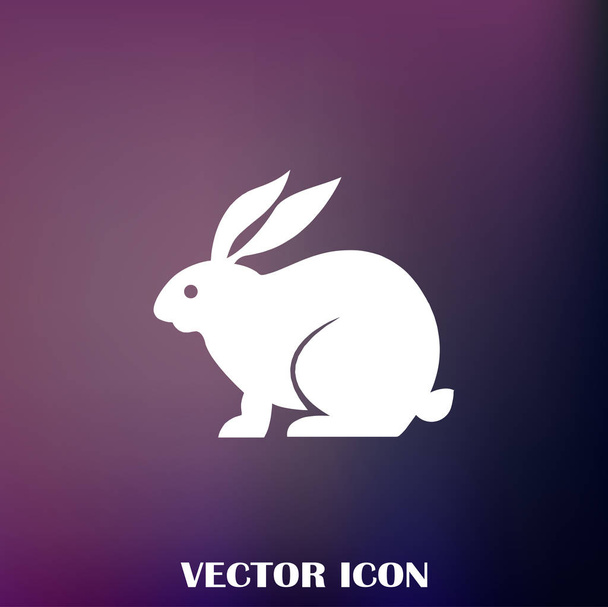 nyúl silhouette vektoros illusztráció - Vektor, kép