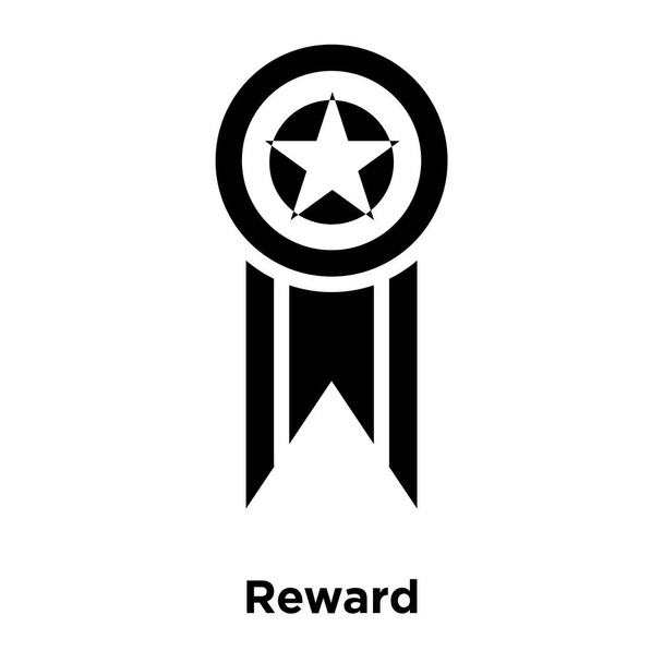 Icône de récompense vecteur isolé sur fond blanc, concept de logo du signe de récompense sur fond transparent, symbole noir rempli
 - Vecteur, image