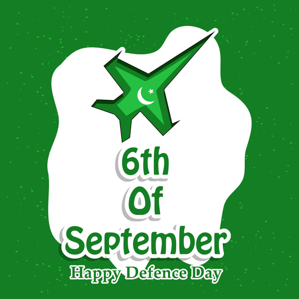 Ilustración del trasfondo del Día de la Defensa de Pakistán
 - Vector, imagen