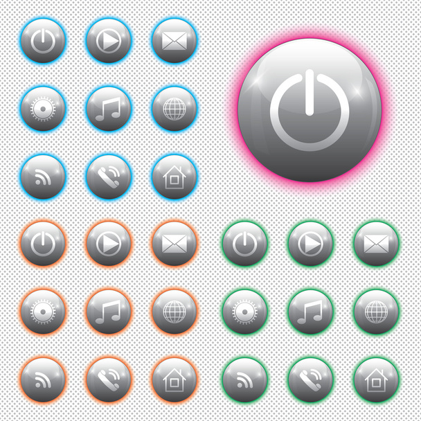 buttons - Vektor, kép