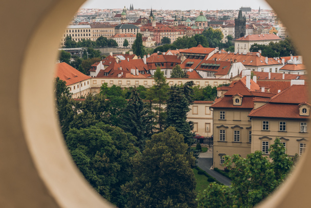 επιλεκτική εστίαση του όμορφη Πράγα παλιά πόλη τοπίο, Πράγα, Τσεχική Δημοκρατία - Φωτογραφία, εικόνα