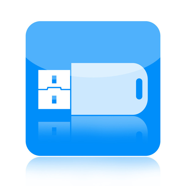 USB flash drive icon - Photo, Image