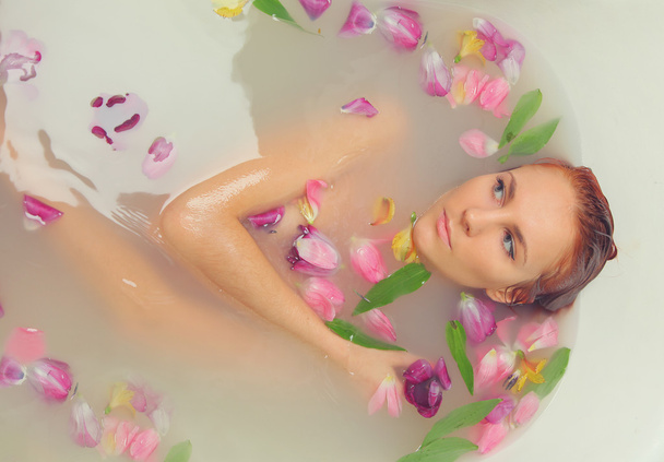 romantic bath - Fotoğraf, Görsel