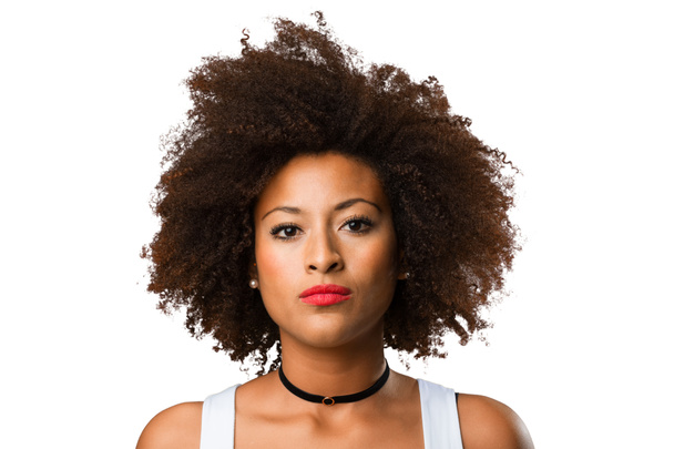 retrato de una joven mujer negra
 - Foto, Imagen