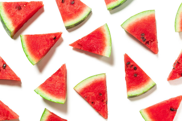watermelon isolated on the white background - Zdjęcie, obraz