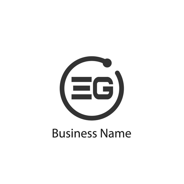 Первоначальный дизайн логотипа EG
 - Вектор,изображение
