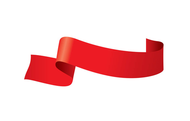 Векторная красная лента
 - Вектор,изображение