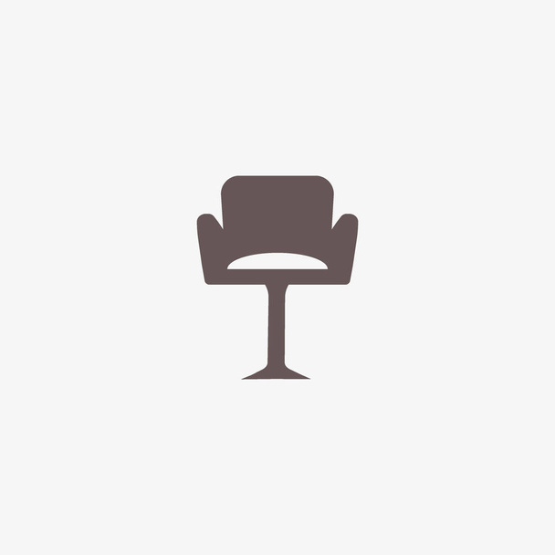 bar stool flat style icon, vector illustration   - Vector, imagen