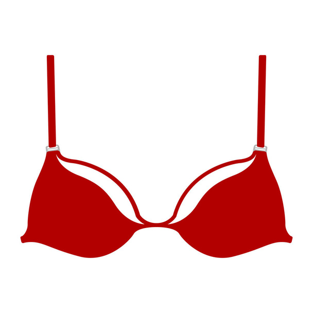 Romantic bra image - Vector, Imagen