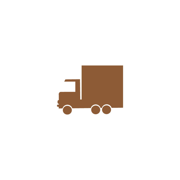 Hatalmas szállítási teherautó vektoros illusztráció - Vektor, kép