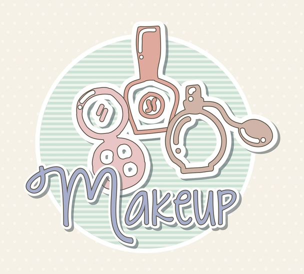 Makeup-Vektor - Vektor, Bild