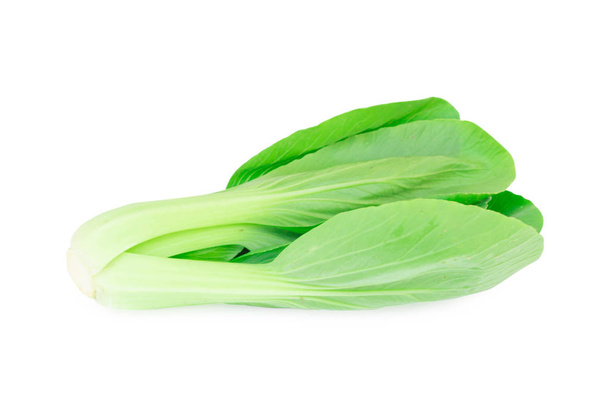 Bok choy vegetable isolated on the white background - Fotoğraf, Görsel