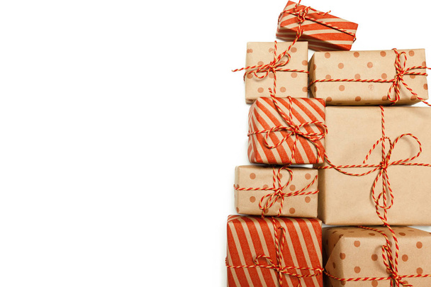 Christmas handmade gift boxes  - Фото, зображення