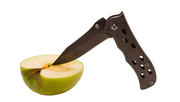nůž a apple - Fotografie, Obrázek