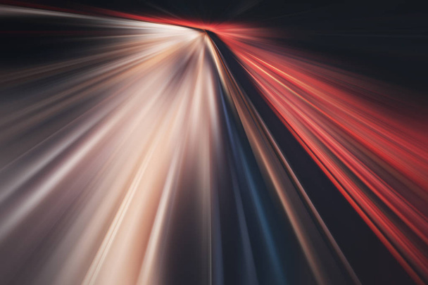 Résumé accélération vitesse mouvement flou lumière arrière-plan
 - Photo, image