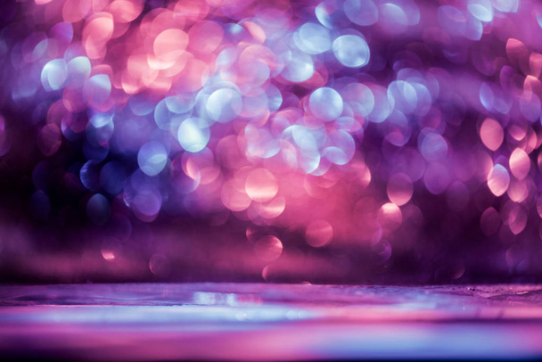 bokeh glitter Colorfull Blurred abstract background for birthday, anniversary, wedding, new year eve or Christmas. - Foto, afbeelding