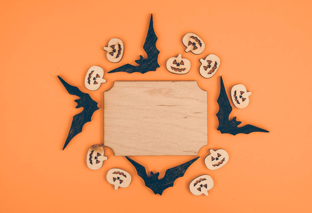 Traditional greeting card for the holiday of Halloween - Photo, Image