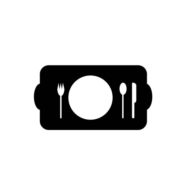 Étterem ikon vektor elszigetelt fehér background, étterem átlátszó jele - Vektor, kép