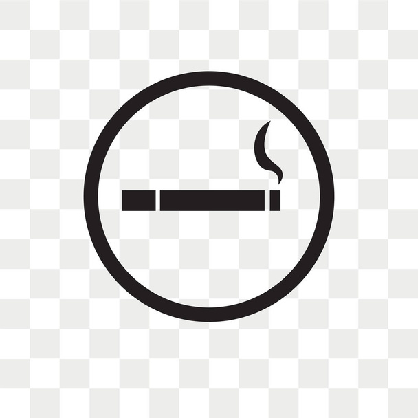 Ícone de vetor de zona de fumaça isolado em fundo transparente, Fumaça
 - Vetor, Imagem
