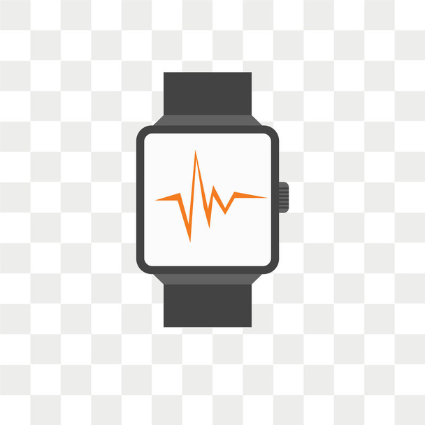 Chytré hodinky SmartWatch vektorové ikony izolované na průhledné pozadí, - Vektor, obrázek