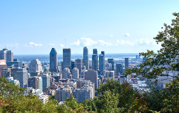 Montreal centro e skyline con vista panoramica
 - Foto, immagini