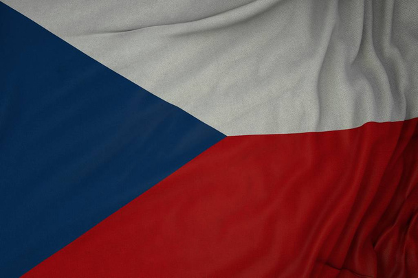  Cseh Köztársaság, Ország Állami Zászló - Fotó, kép