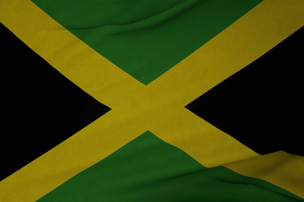 Jamaika, Flagge des Landes - Foto, Bild