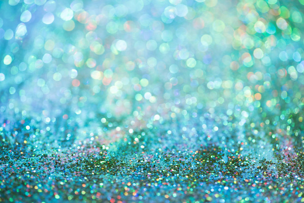 bokeh glitter Colorfull Blurred abstract background for birthday, anniversary, wedding, new year eve or Christmas. - 写真・画像
