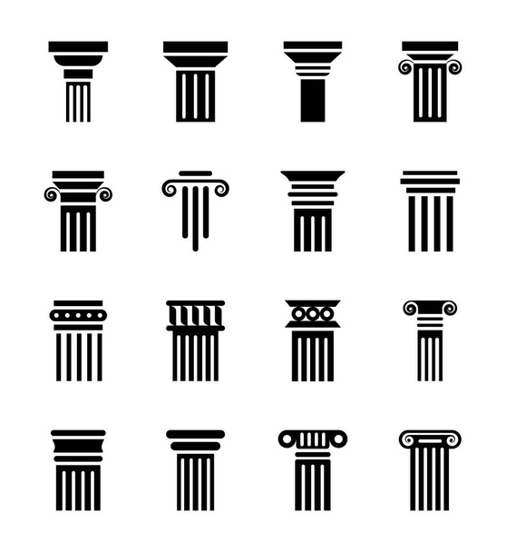 Set di icone vettoriali pilastro 1
 - Vettoriali, immagini